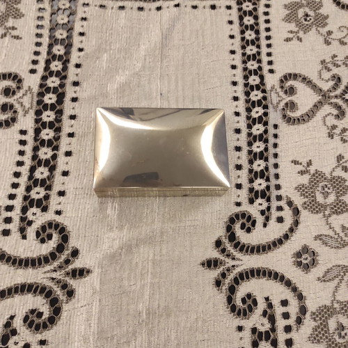 Silver 900 Zolotas cigarette case used, 70-80s vintage
