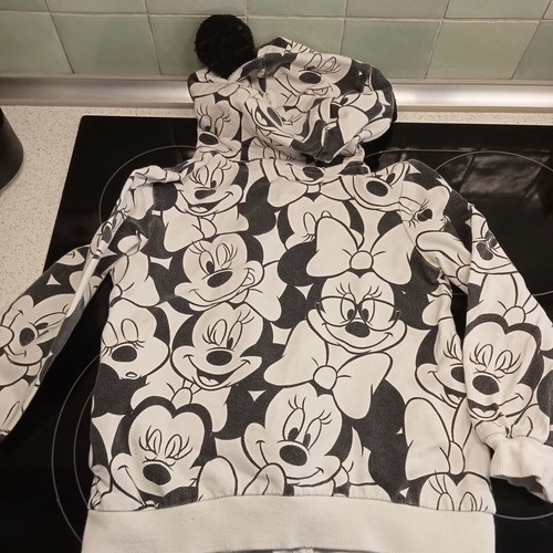 Φούτερ με φερμουάρ και κουκούλα Minnie Original Marines σαν καινούργιο, 5-6 χρόνων
