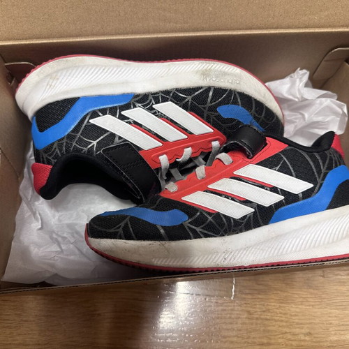 Adidas Run Falcon Spider shoes used, size 30, multicolor