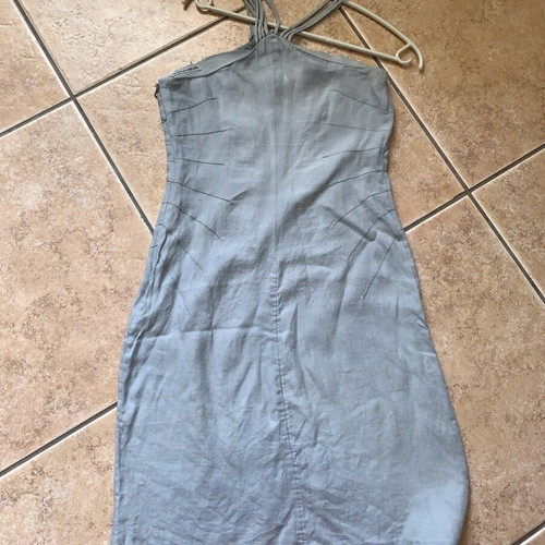 Emporio Armani linen dress used, size S, gray