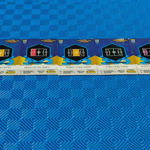 Panini FIFA 365 collectible cards Juventus Line-Up & Stars set of 5 like new