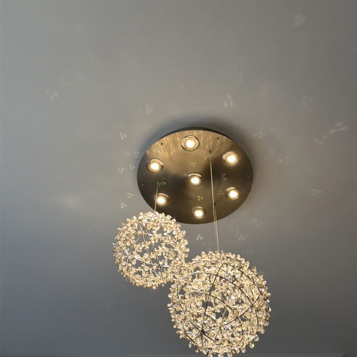 Swarovski multi-light chandelier