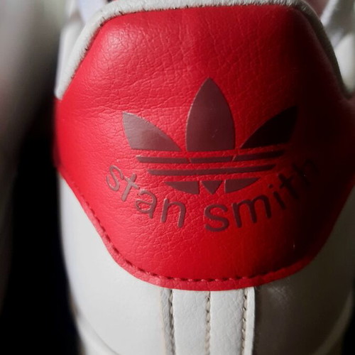 Adidas Stan Smith sneakers white/red size 46 like new
