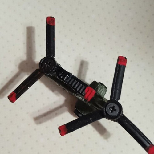 Micro Machines helicopter with two rotors used