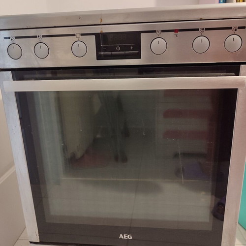 AEG electric stove with ceramic hobs used, good condition