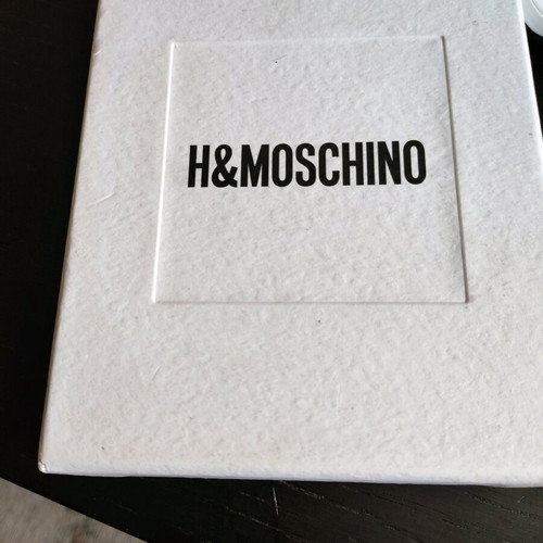 Moschino H&M Statement Earrings New, Gold Tone