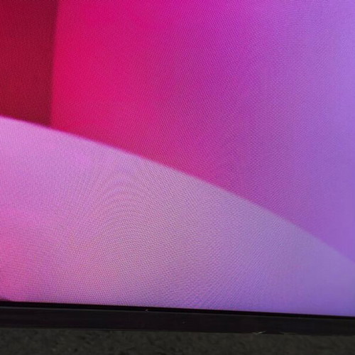 Samsung QE85QN80FAU TV used 85 inches without remote with minor dents