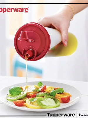 Tupperware Oil Pourer 890ml new with anti-drip design