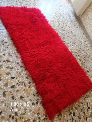 Flokati rug like new, size 1.80x0.85