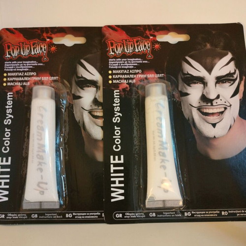 White liquid makeup tubes new, pack of 2