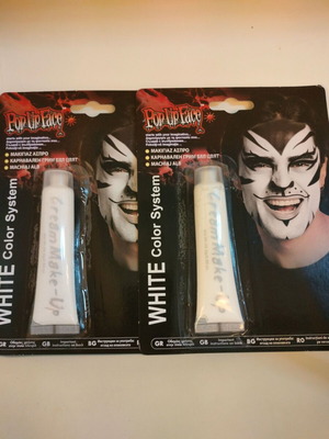 White liquid makeup tubes new, pack of 2