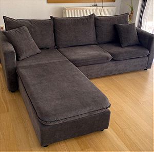 Γωνιακός καναπές 2,20 × 2,80 προσαρμογή γωνιας ( δεξία ή αριστερά)