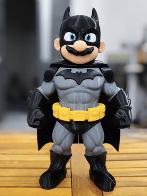 Collectible Batman-Mario Figure 30cm like new