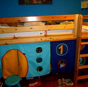 παιδικό κρεβάτι ψηλό flexa