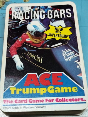 Racing Cars AceTrump card game used, complete without box
