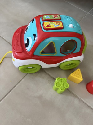 Makis Autokinitakis toy with sound by Clementoni, like new, missing one shape