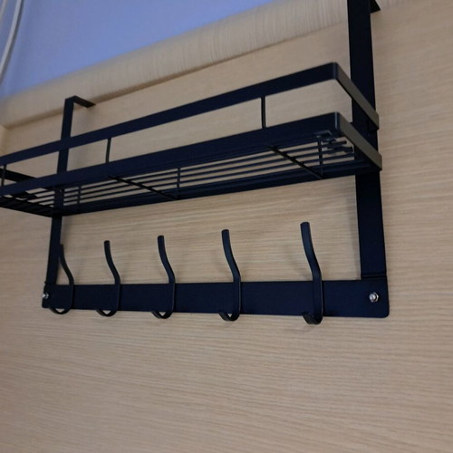 Door hanger new with built-in shelf and five hooks 43cm