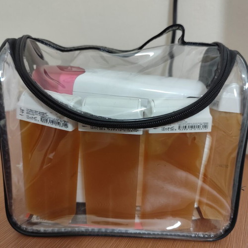 Waxing Kit like new with wax cartridges and strips