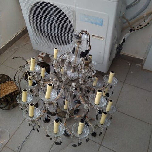 Chandelier used with crystals