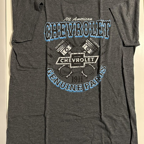 Chevrolet T-shirt like new, gray, size Large