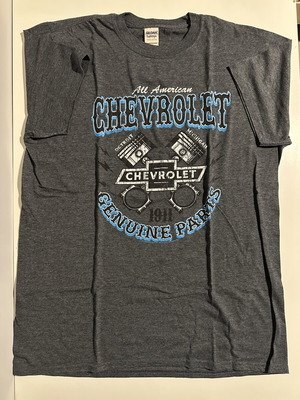 Chevrolet T-shirt like new, gray, size Large