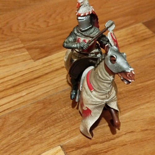 BBI Warriors Of The World 1:18 Figure Red Eagle Cavalry Knight used
