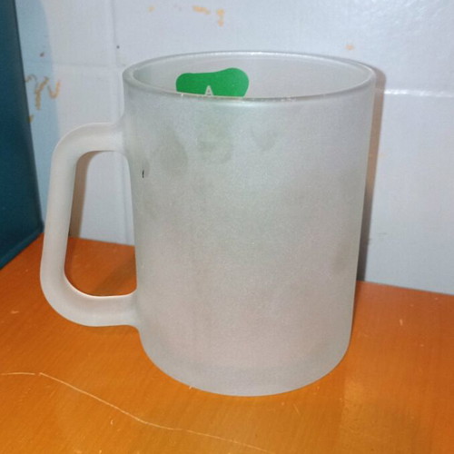Vintage glass mug Panathinaikos like new