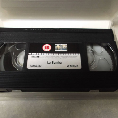 La Bamba VHS video cassette used, vintage collectible from 1990s