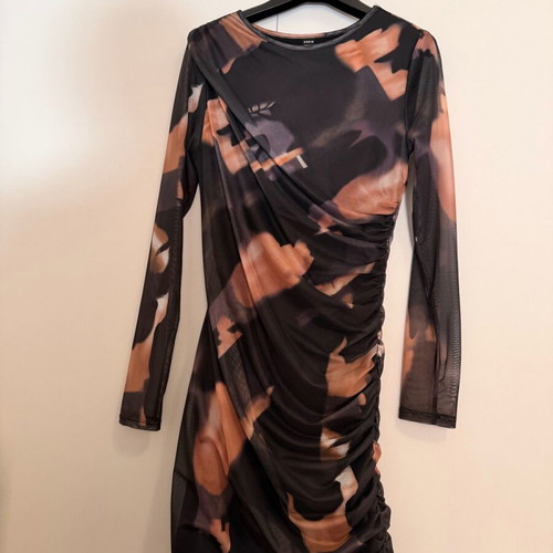 SHEIN dress new with lining and transparent sleeves, size S