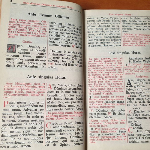 Marietti Pars Verna Breviarium Romanum book used, Easter Lenten volume