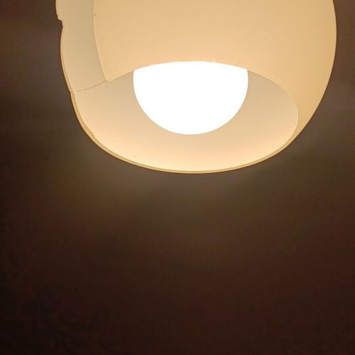 Children's ceiling light girl-themed used with one globe to replace
