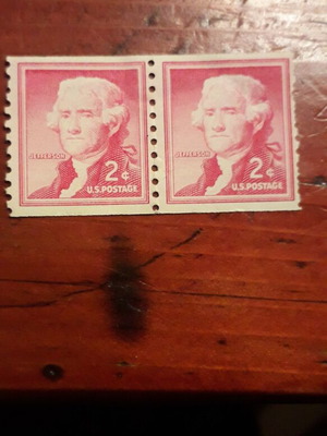 Γραμματόσημο 1954 2c Jefferson Scott#1055 καινούργιο με κόλλα