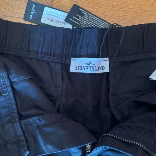 Stone Island cargo pants new, size L, black