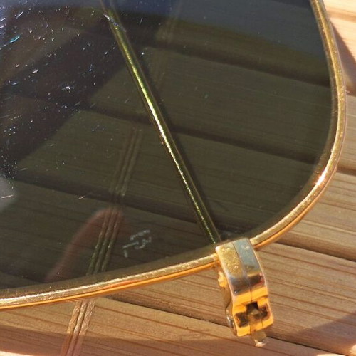 Ray Ban Caravan sunglasses vintage used, made in USA by Bausch and Lomb