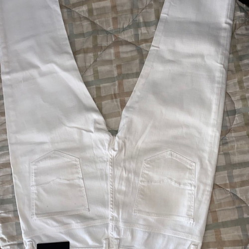 Zara straight men's jeans white like new, size L