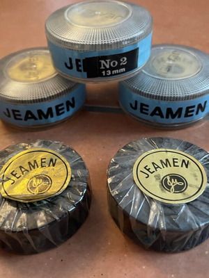 Jeamen No2 13mm vintage black typewriter ribbons, Greek
