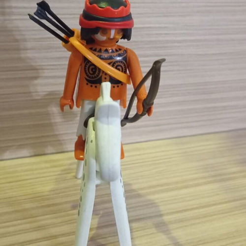 Playmobil Indian with Horse figure like new