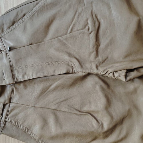 Attrattivo balloon leather pants XS like new, brown
