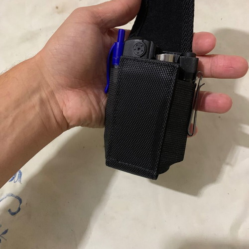 Multitool with pouch used