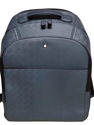 Mont Blanc Extreme 3.0 Ανδρική δερμάτινη τσάντα πλάτης καινούργια μπλε