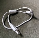 Playstation 3 controller charging cable like new, white