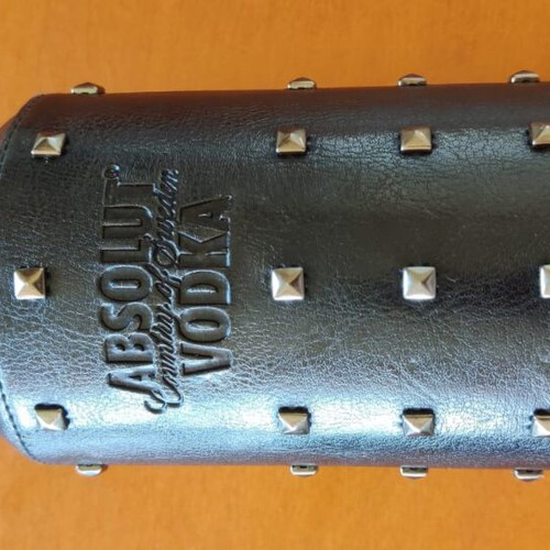 Absolute Vodka leather case new, collectible