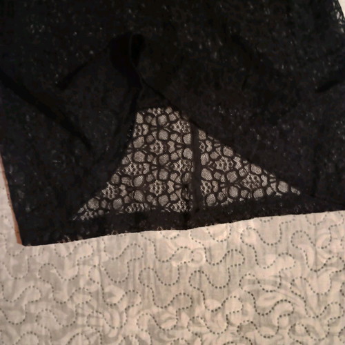 Zara women's lace blouse black size M like new