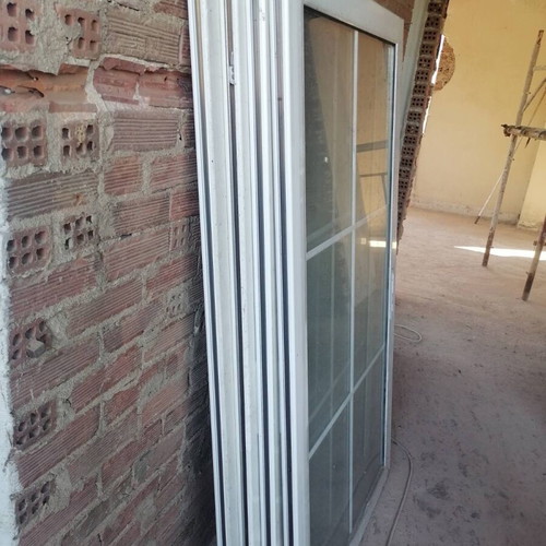 Aluminum window with double glass, 95x170 cm, set of 4