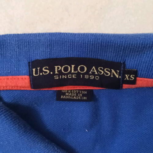 Polo Club shirt like new, size XS-S-M, blue and red