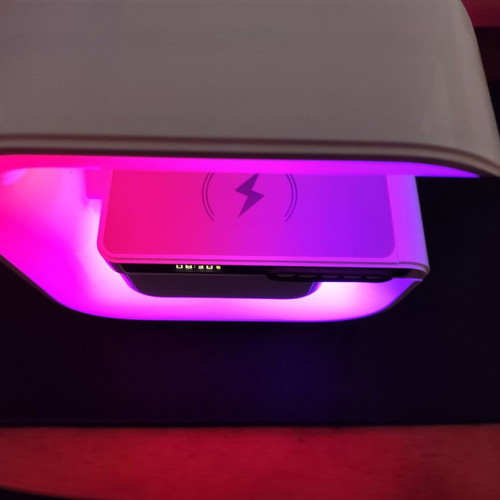 Bluetooth Speaker XM-G3 new with alarm clock, wireless charging and RGB LED
