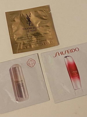 Δείγματα Shiseido και YSL νέας συσκευασίας