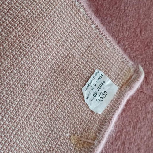 Wool runner rug used, length 2.40m with free pair 1.34m