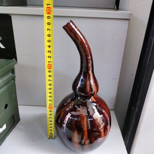 Ceramic pumpkin used Marousi style without cracks 29 cm