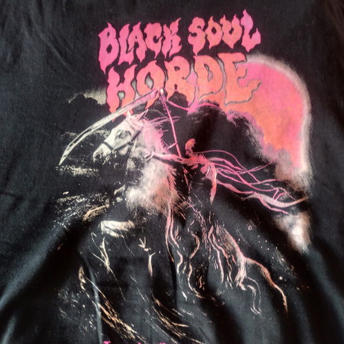 Black Soul Horde Land of Demise Shirt Gildan XL like new
